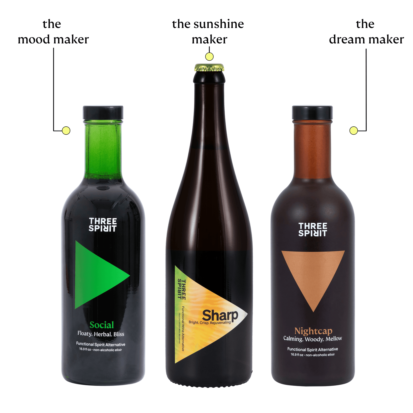 The Mellow Mix • Non-Alcoholic Elixirs & Vines Bundle