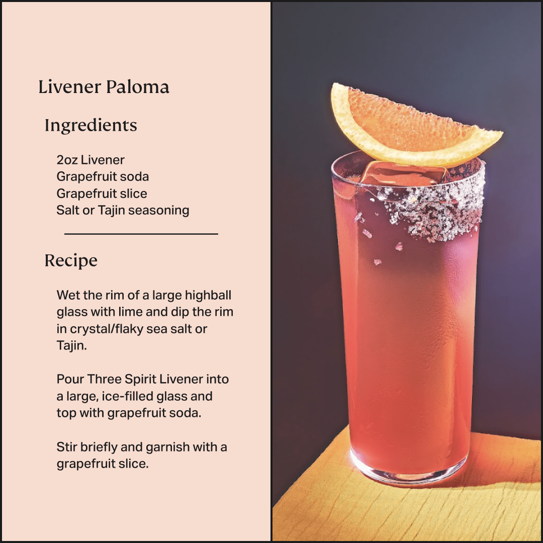Livener • Non-Alcoholic Botanical Elixir • The Pick-Me-Up