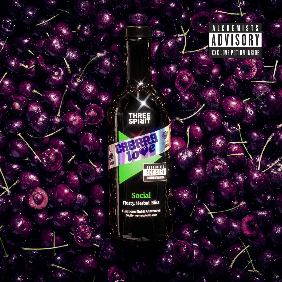 Cherry Love Social XXX • LIMITED EDITION Non-Alcoholic Botanical Elixir