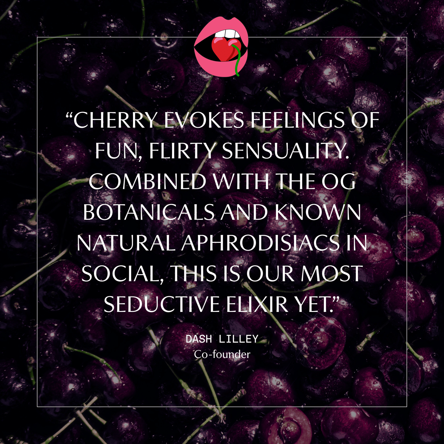 Cherry Love Social XXX • LIMITED EDITION Non-Alcoholic Botanical Elixir