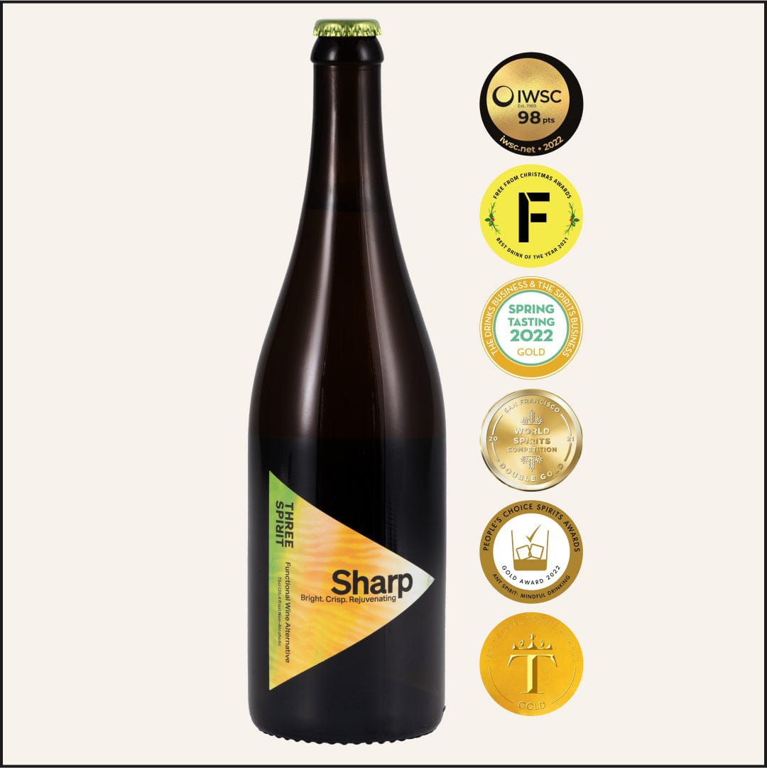 Sharp • Non-Alcoholic White Wine Alternative • Liquid Sunshine